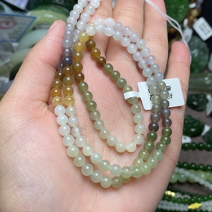 和田玉未镶嵌手链