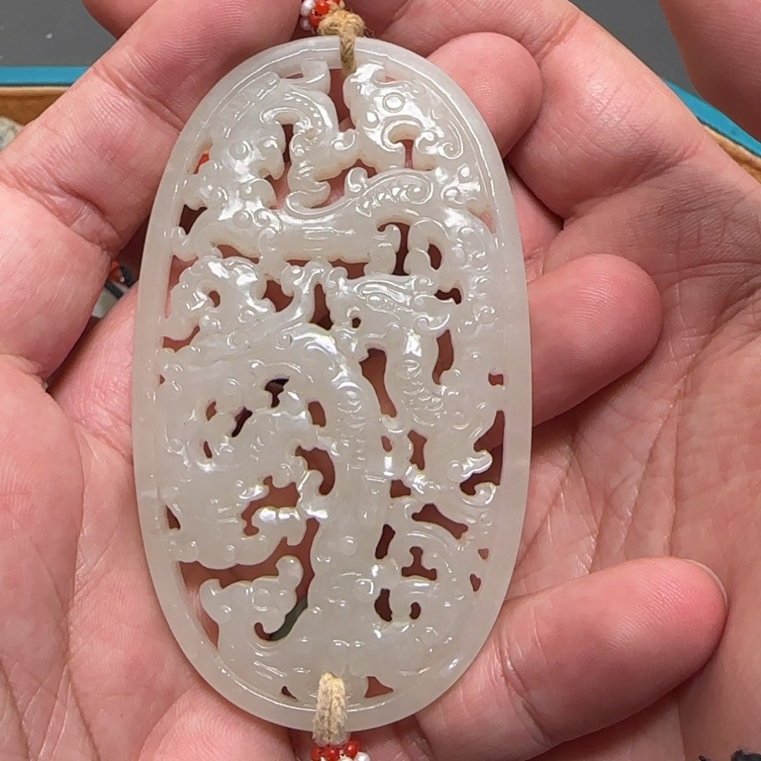 和田玉挂件未镶嵌洪*