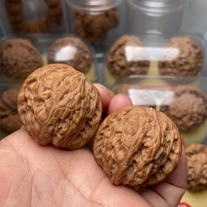 文玩核桃把件N****G磨盘