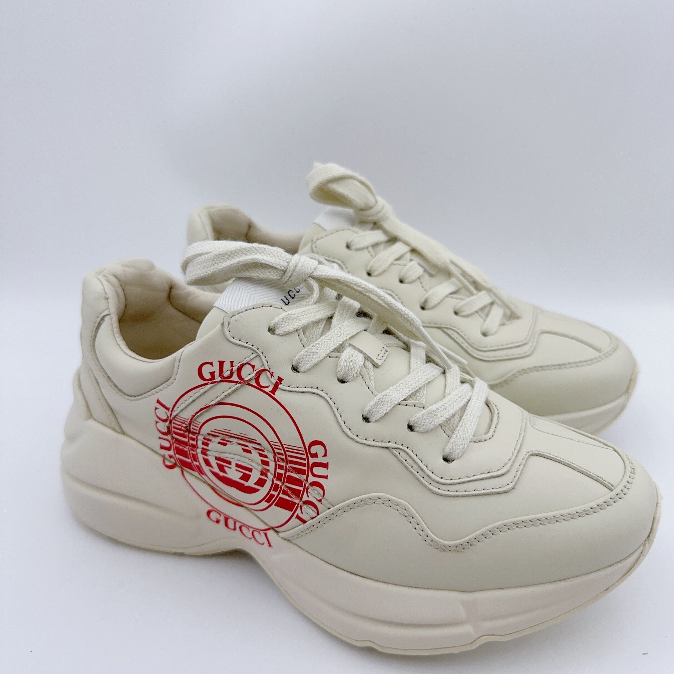 95新 GUCCI/古驰 36码/唱片老爹鞋/01354