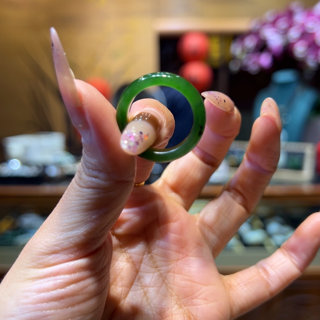 和田玉戒指未镶嵌17