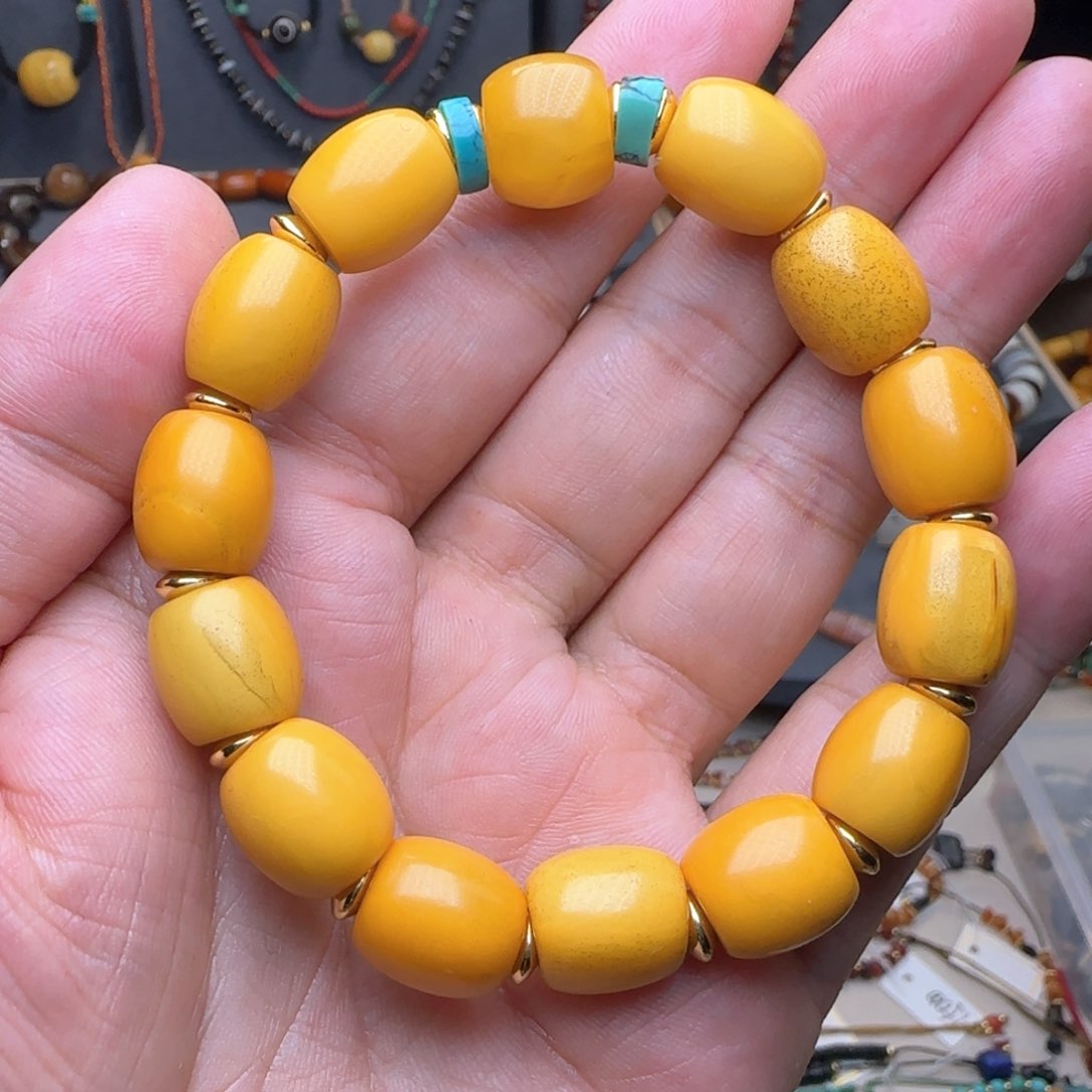 未镶嵌蜜蜡颈饰d f h ju f g b b