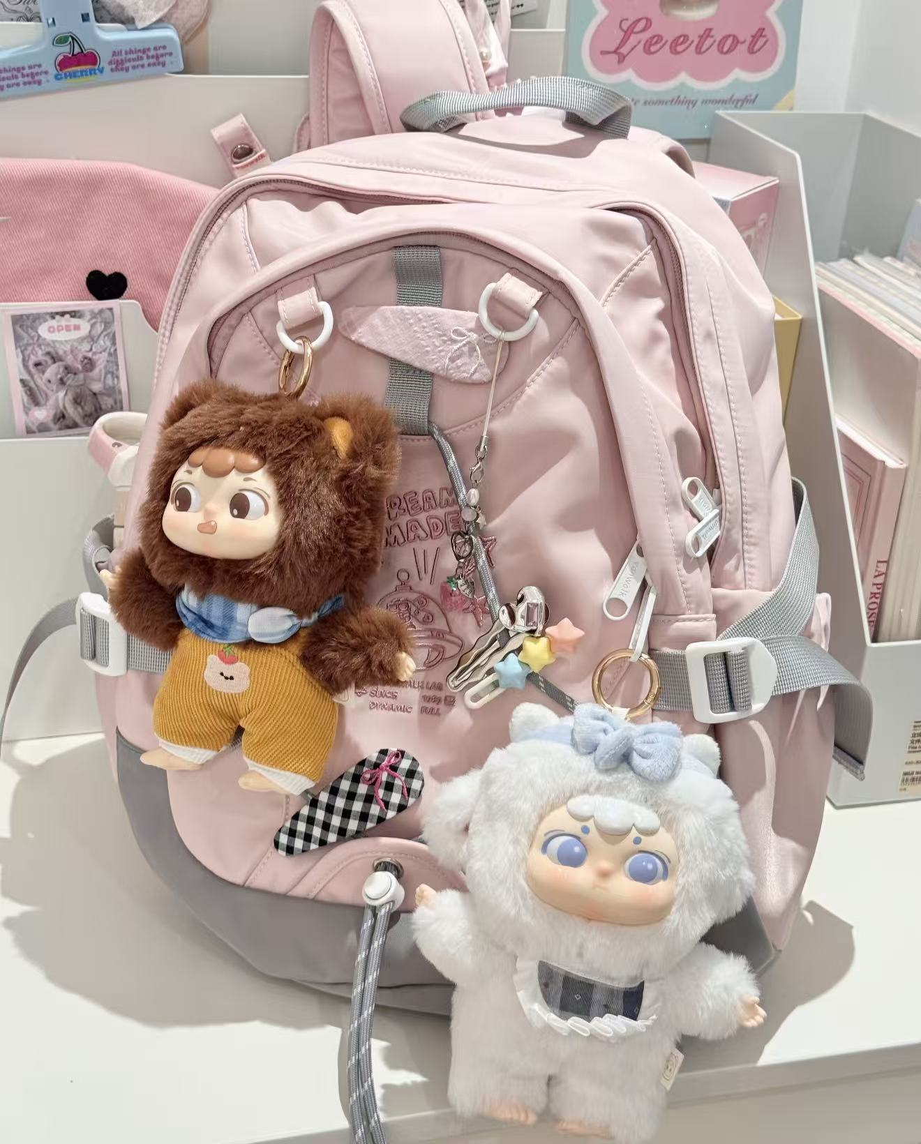 【萝卜拆盒】呆小呆狂欢动物派对毛绒挂件盲盒