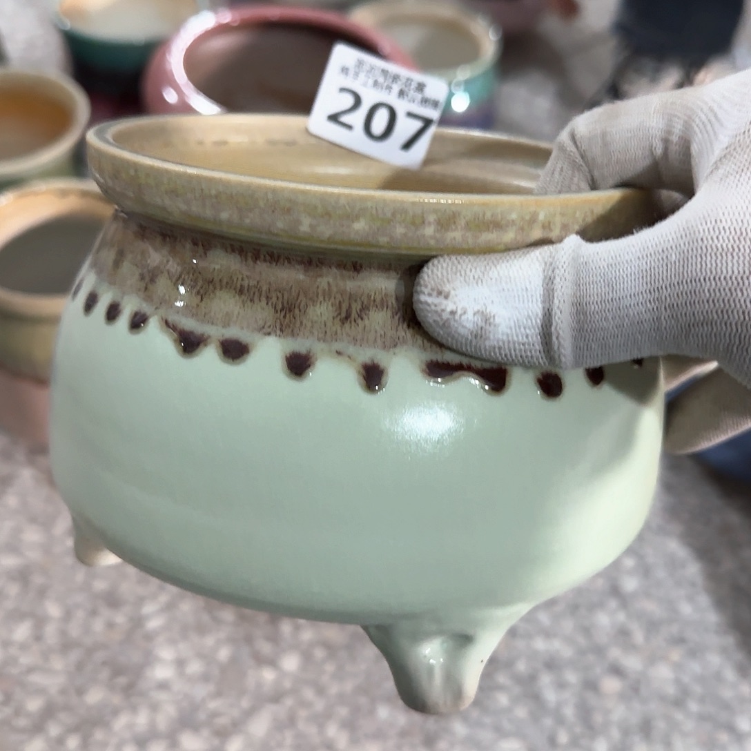 瓷片默认次品景德镇手工花盆