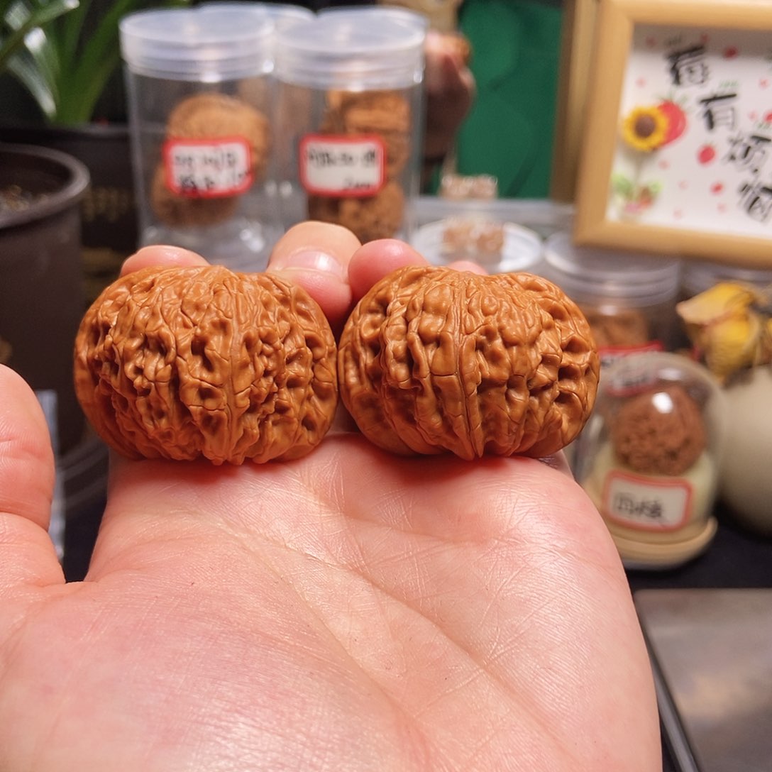 文玩核桃吊坠42全品磨盘