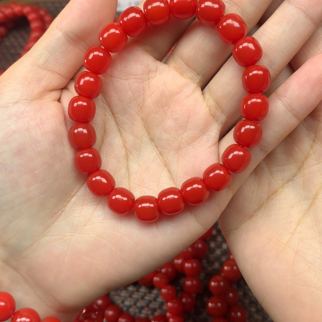 ༉***༉玛瑙/玉髓未镶嵌手链