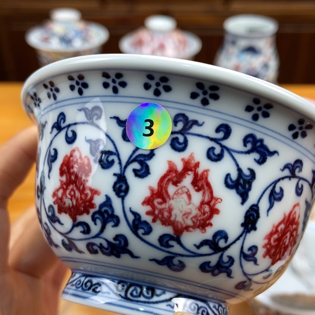 手绘现代茶具非古董