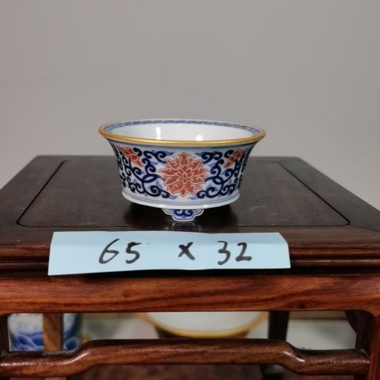 陶大德堂手工手绘釉盆