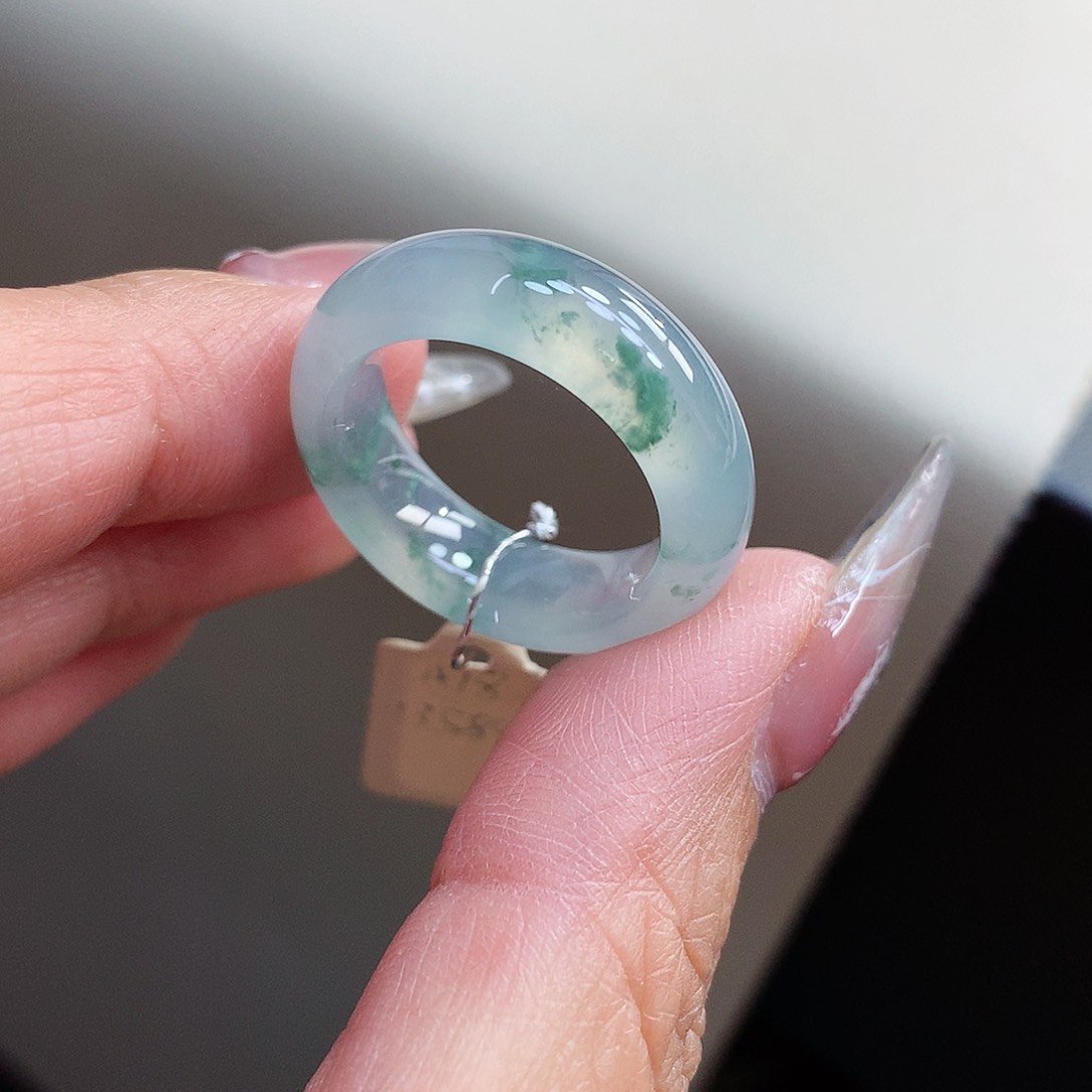 翡翠戒指未镶嵌19-20号