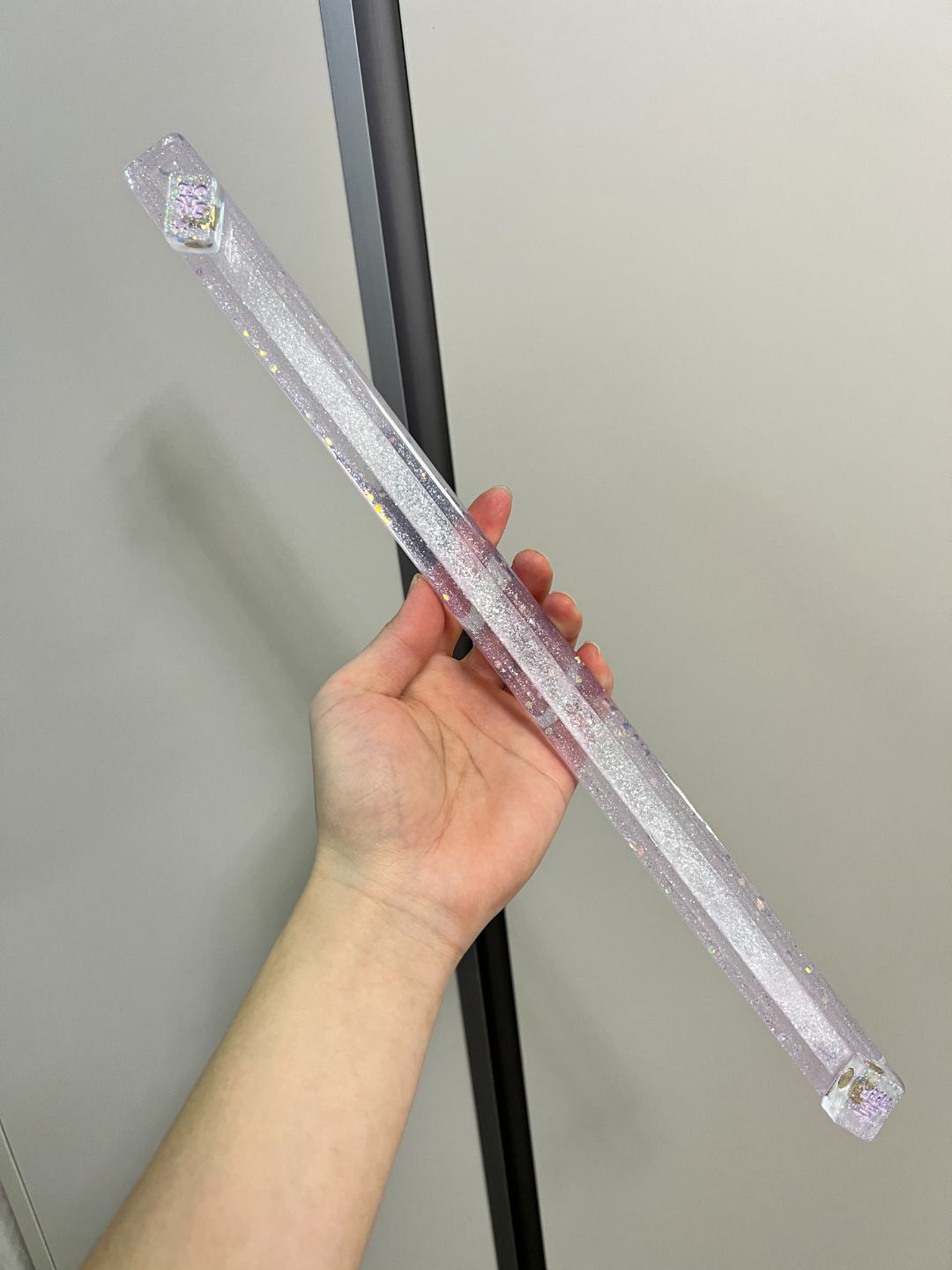 微瑕紫气东来银色爆闪麻将流沙牌尺