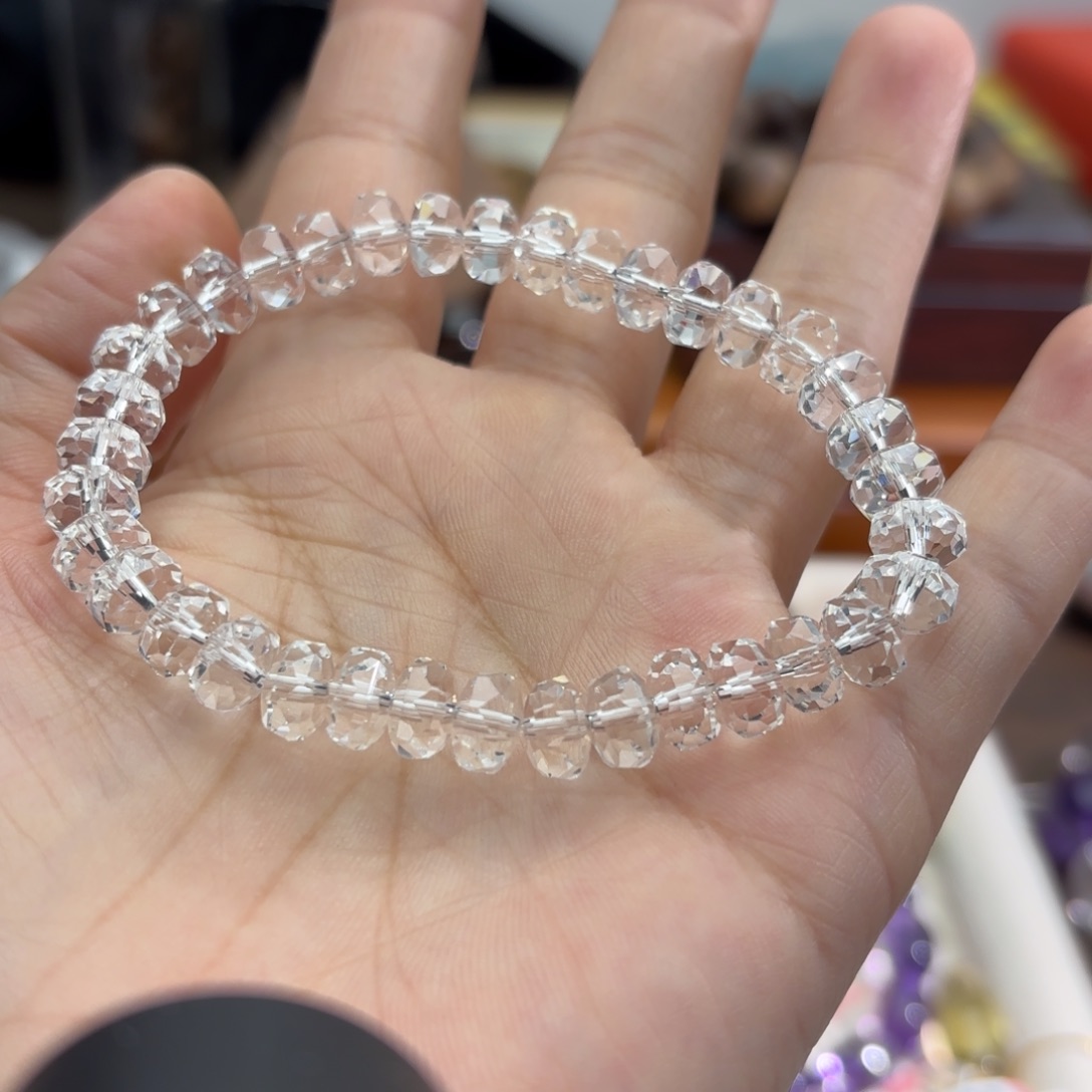 未镶嵌手链水晶手串7.8