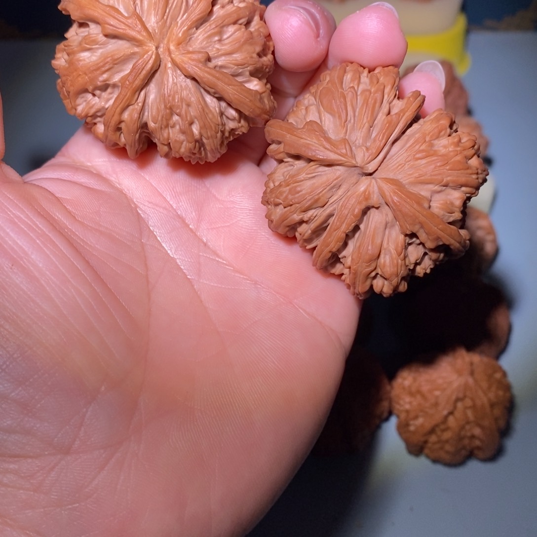 吊坠文玩核桃我*傻51连体