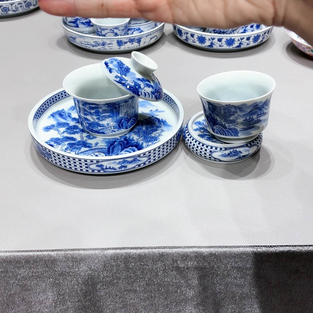 盖碗景德镇高温茶具