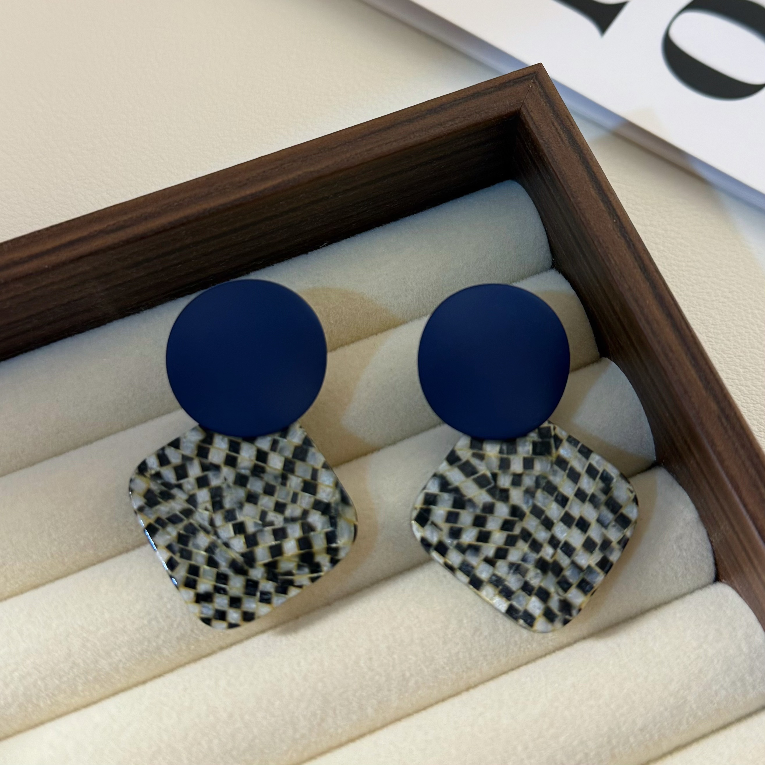 铜合金耳饰 耳环轻奢高级感复古气质耳钉耳饰耳坠r846时尚女百搭