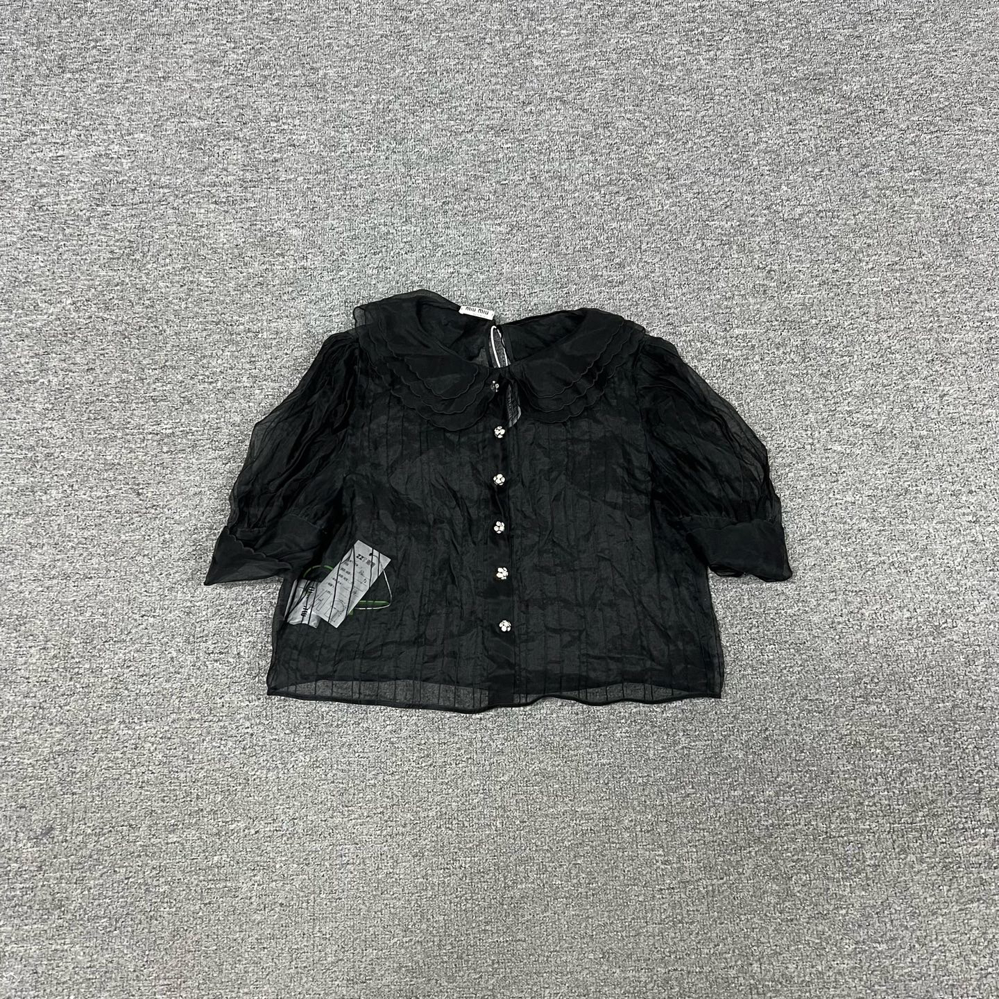 99新 AMIPARIS miumiu 蕾丝罩衫