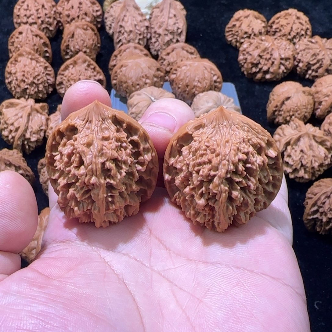 把件文玩核桃38百花山
