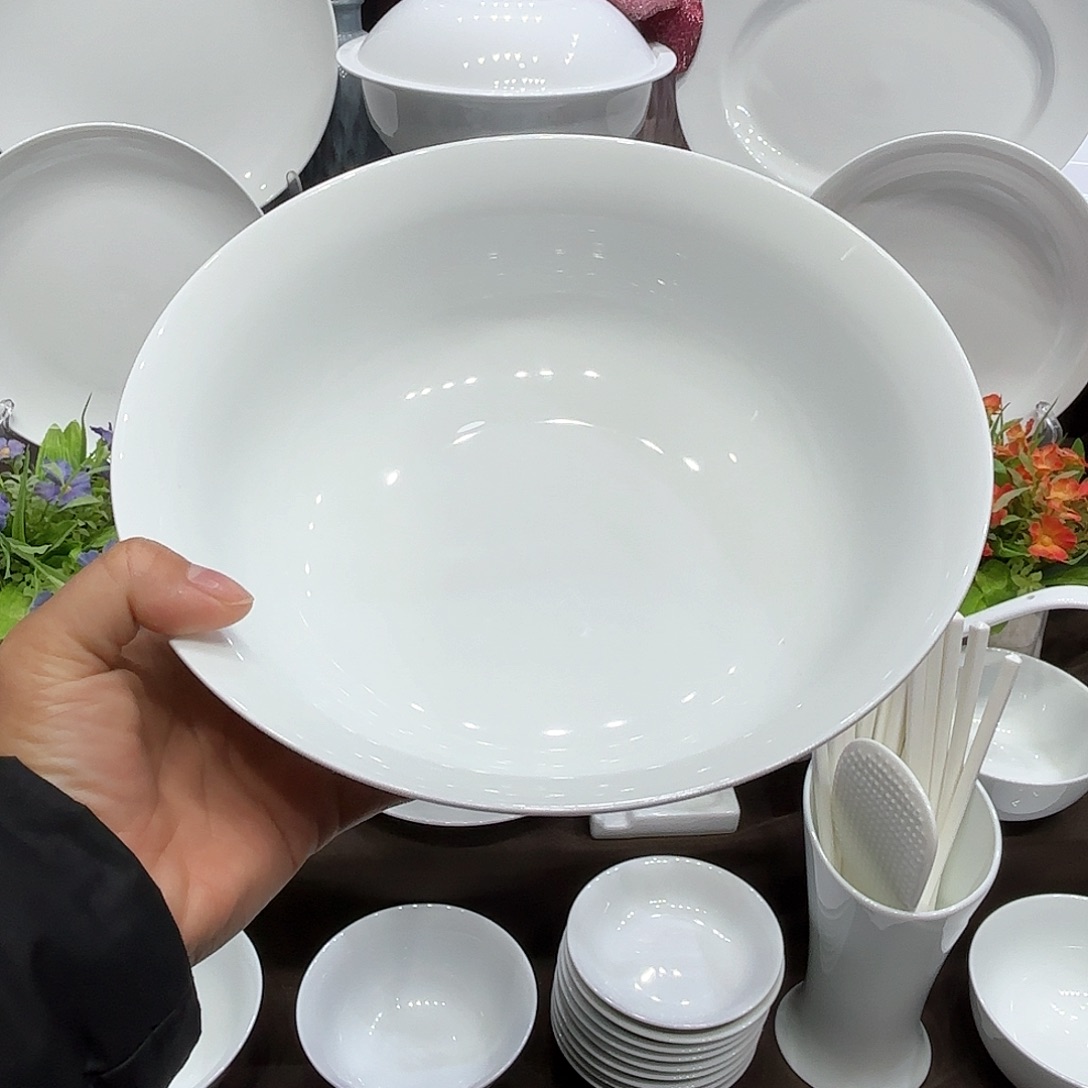 陶12寸月光鱼盘1个。9寸斗碗1个