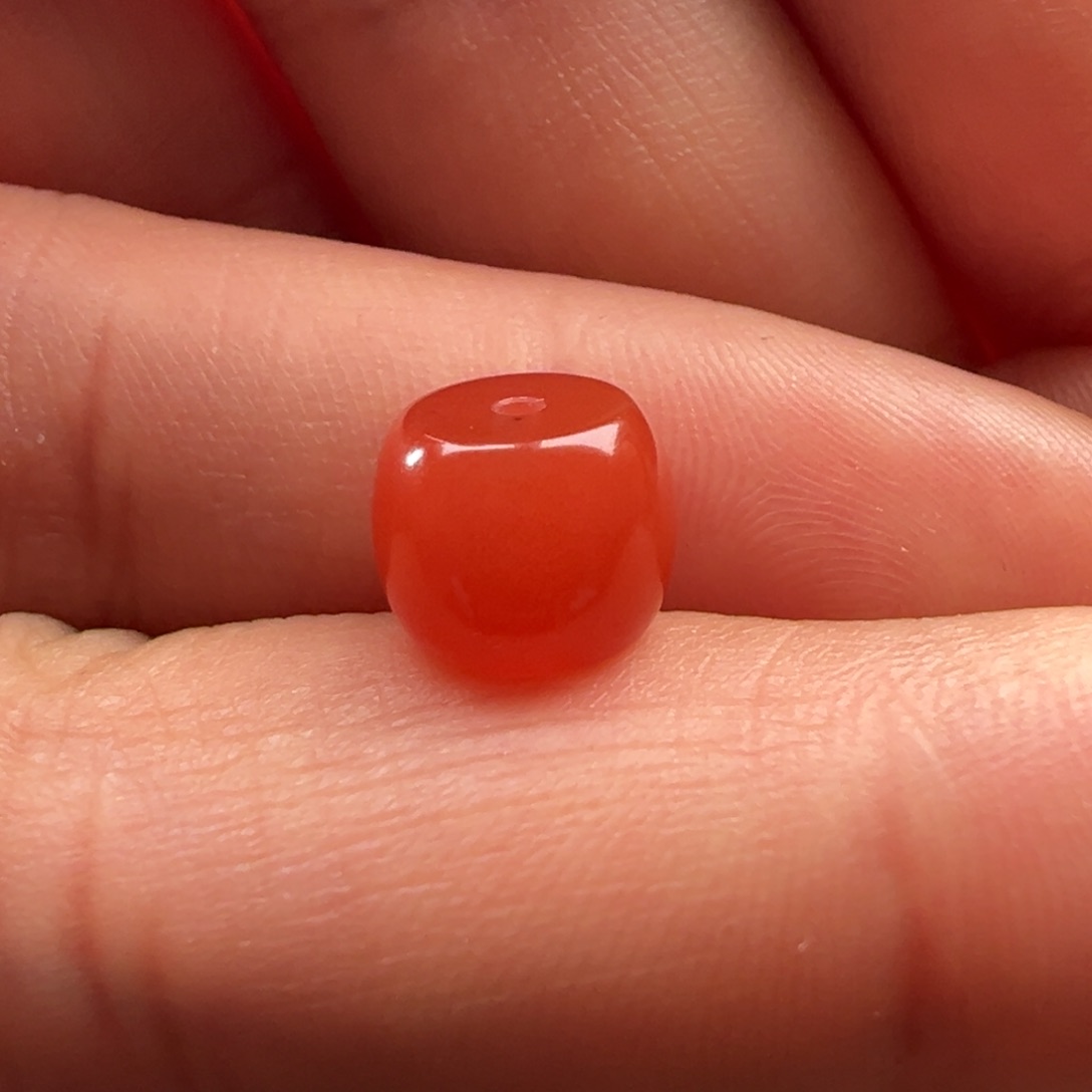 南红玛瑙直切9，7.2未镶嵌
