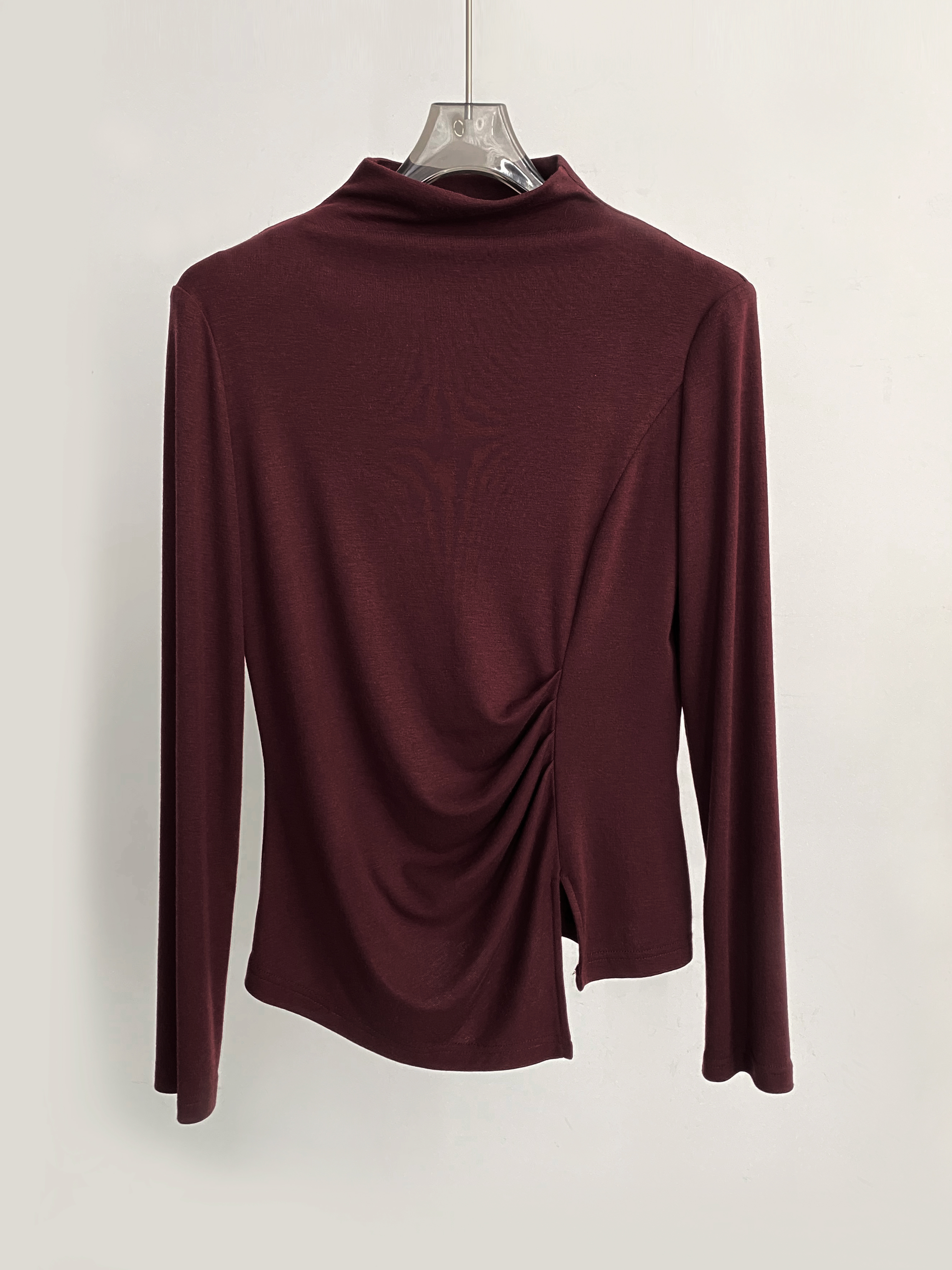 XY25294五色天丝羊毛柔软舒适打底衫