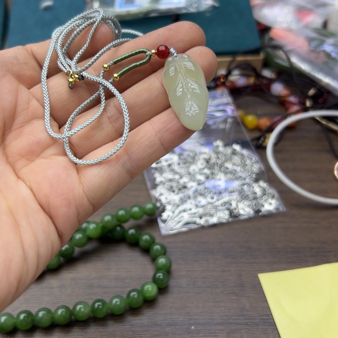 和田玉未镶嵌颈饰608