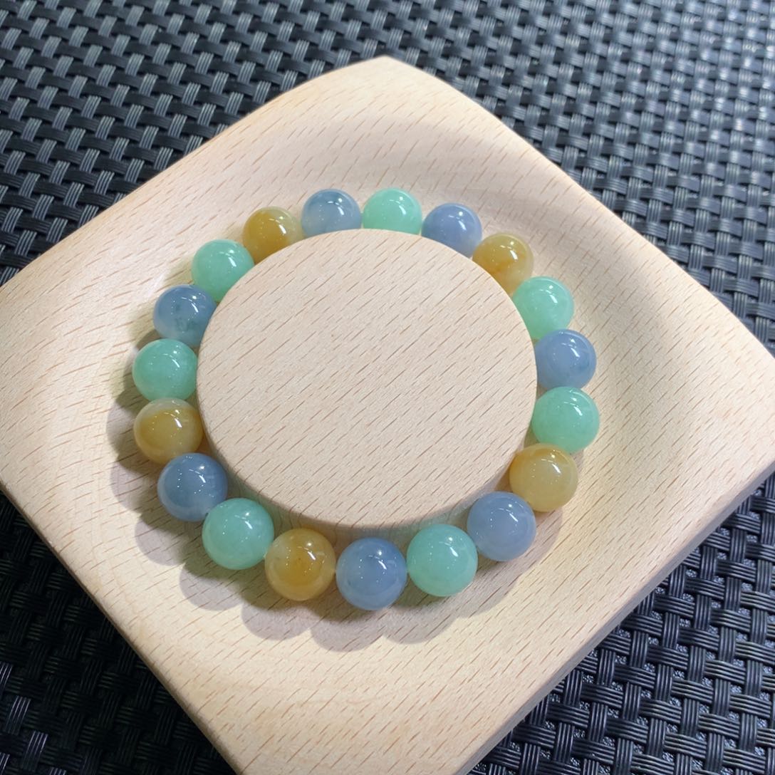 未镶嵌手链翡翠翡翠手串卡10