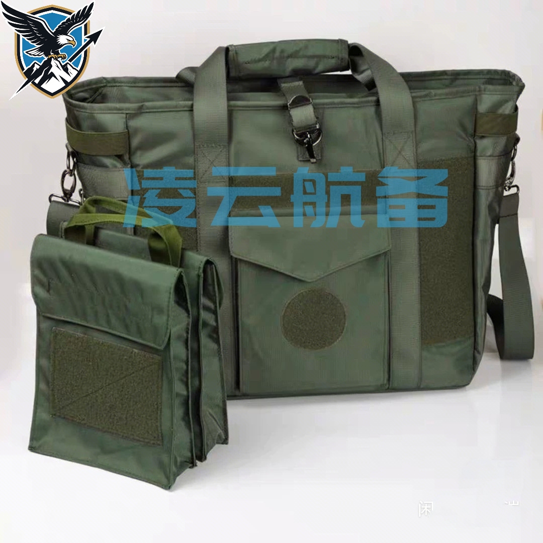 航展同款飞行员头盔包大容量防溅水斜跨帆布手提出差包