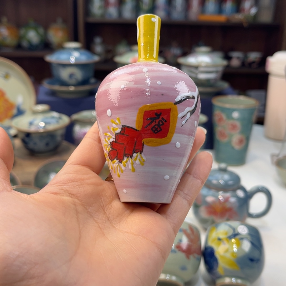 瓷片景德镇手工手绘陶瓷茶具