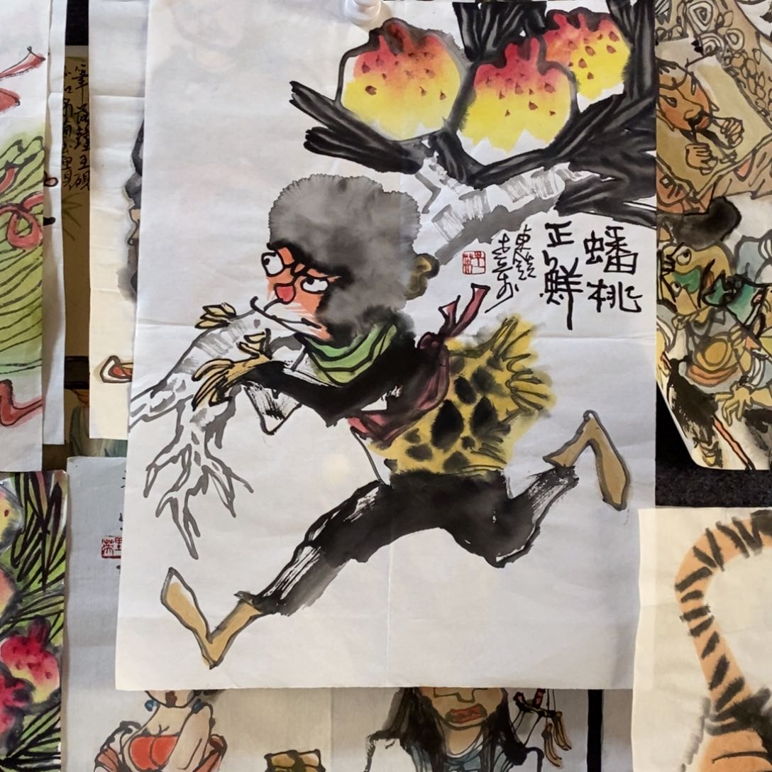 国画小*桉万里英老师作品