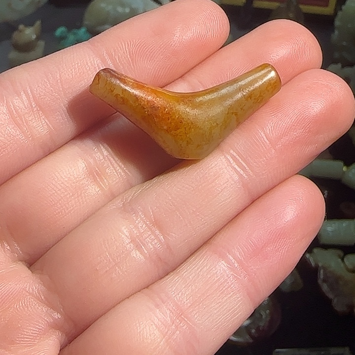 和田玉未镶嵌吊坠(不含链)