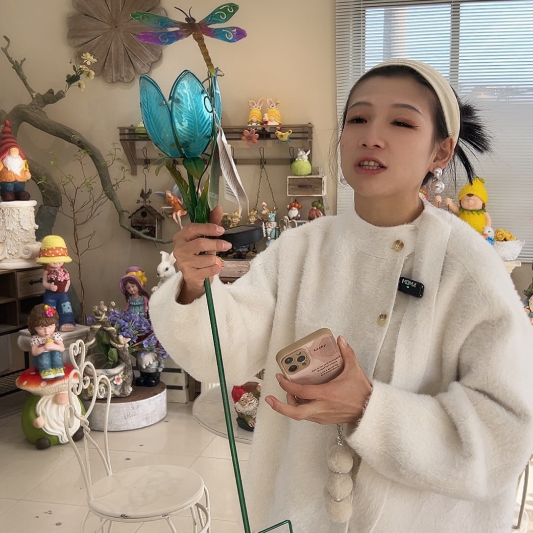 花园摆件红红火火