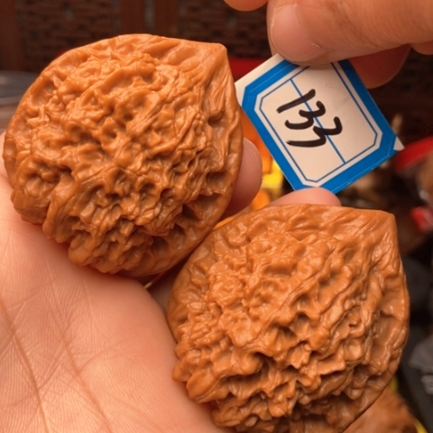 文玩核桃吊坠官帽46