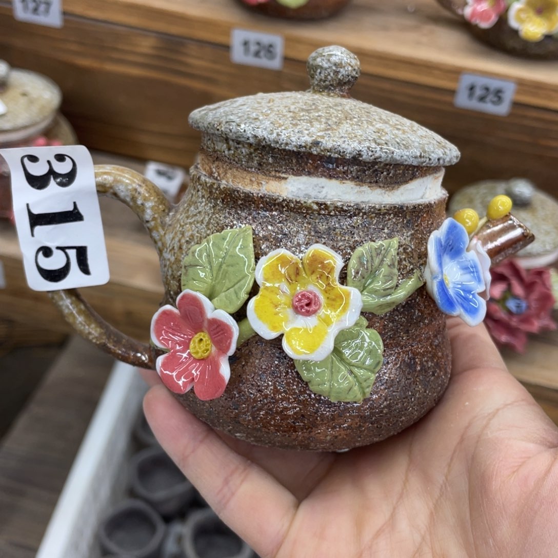 陶纯手工柴烧茶壶茶具