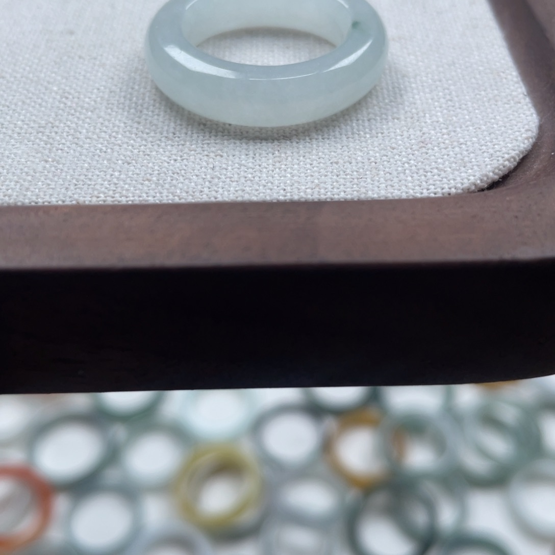 翡翠戒指未镶嵌8 号 港码 14