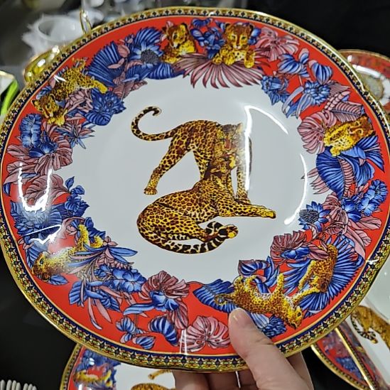 瓷片珐琅彩10.5寸1个大盘66666666