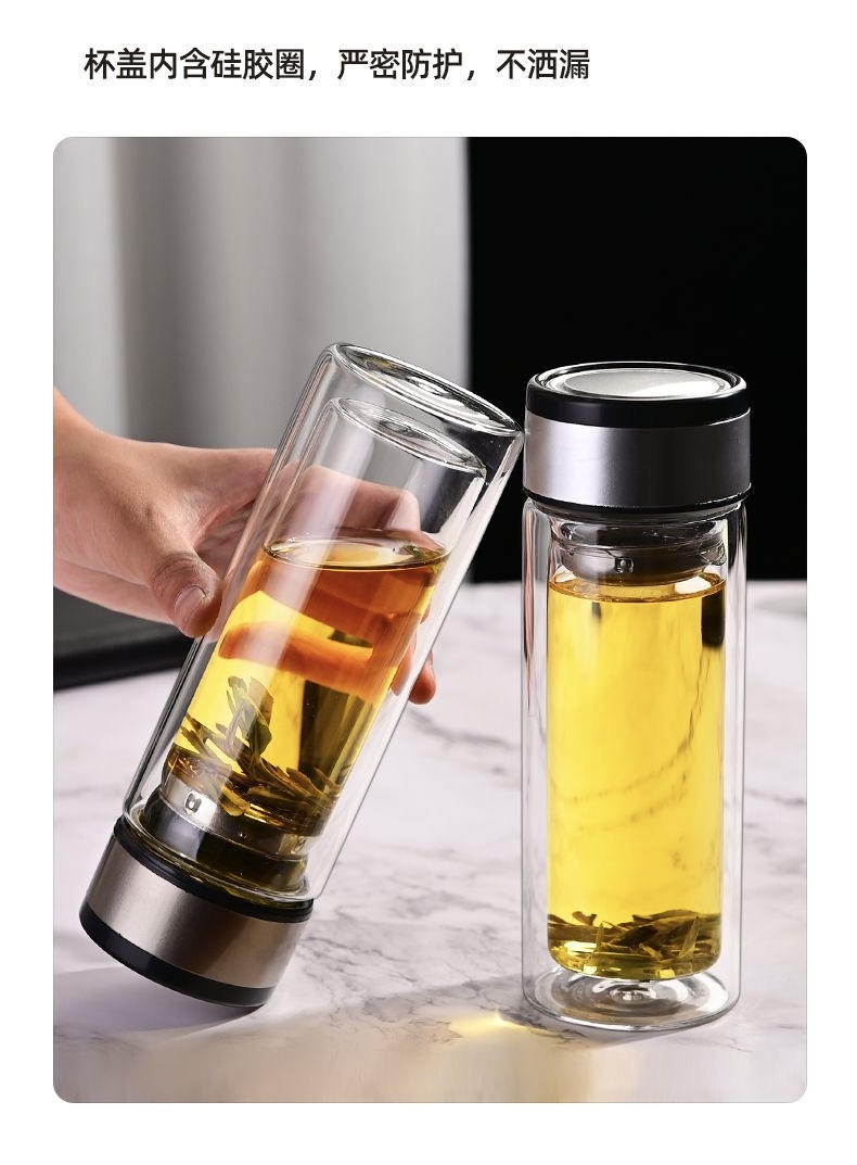 精品高硼硅玻璃茶杯