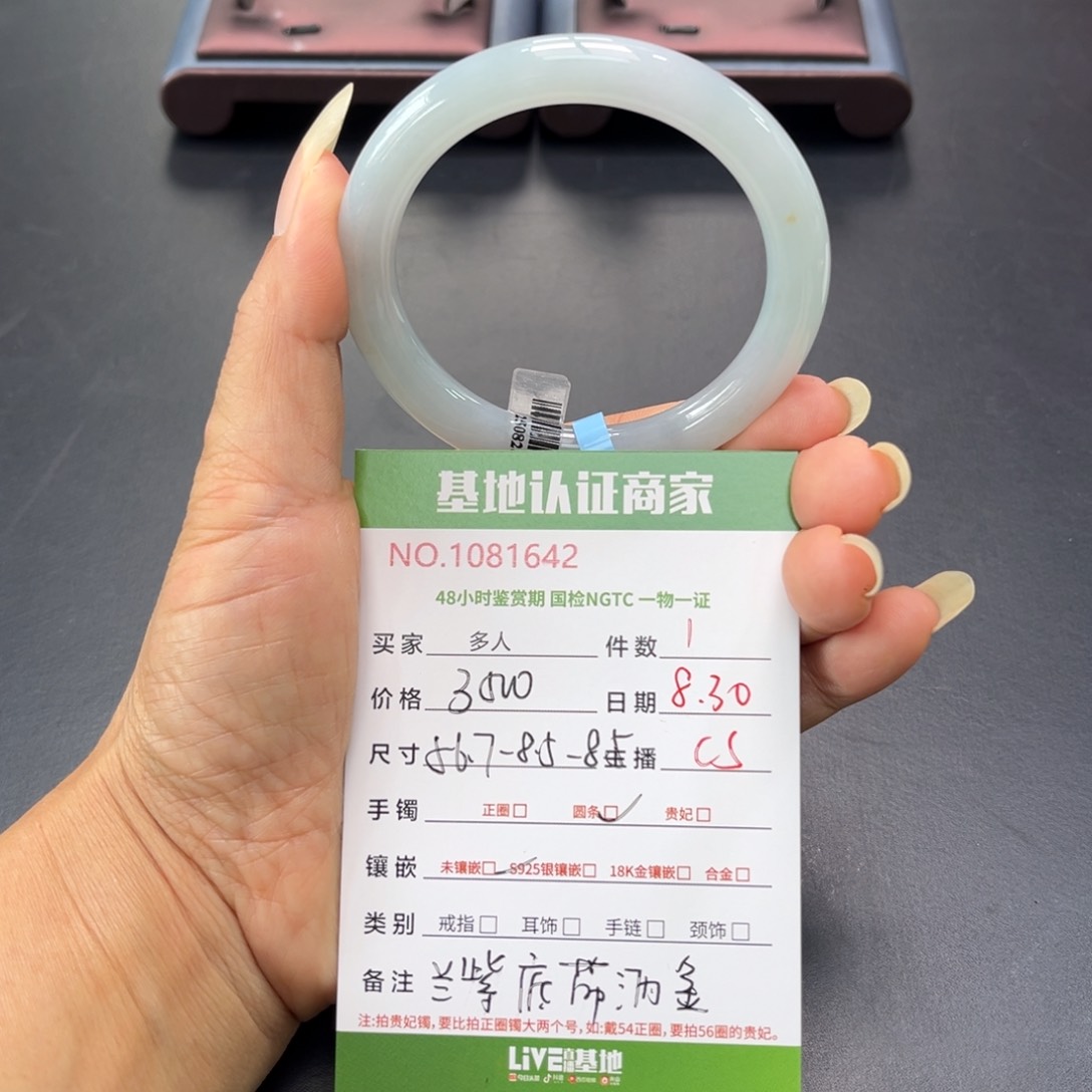 未镶嵌手镯（圆镯）翡翠多人