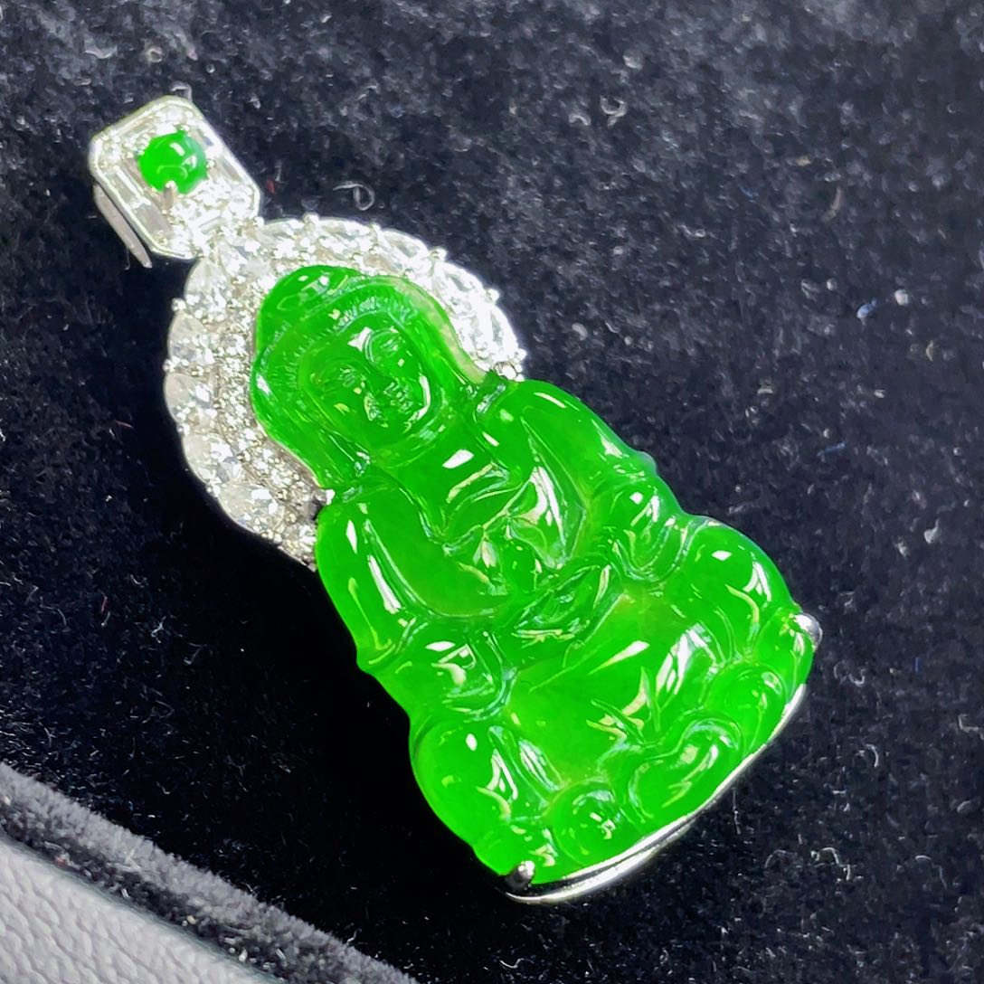 翡翠吊坠(不含链)未镶嵌