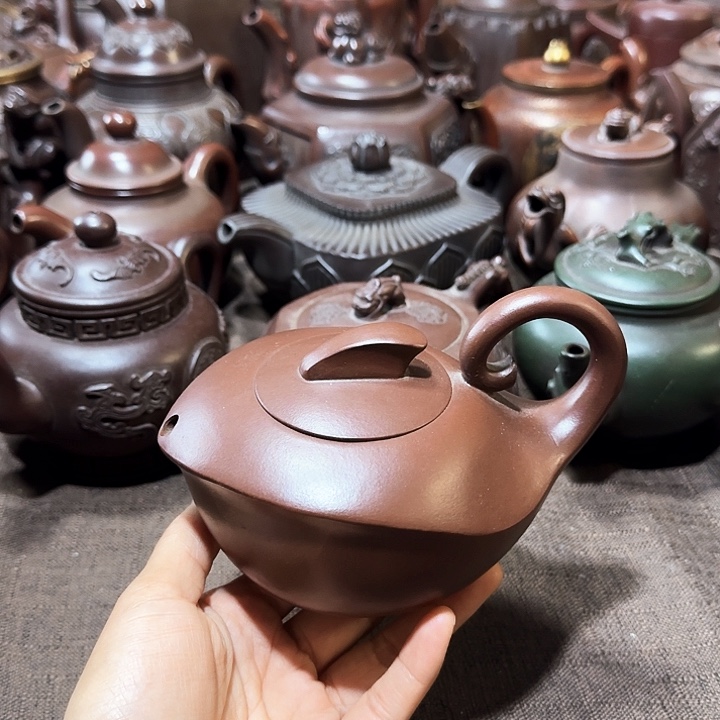 泥塑紫砂壶茶具壶