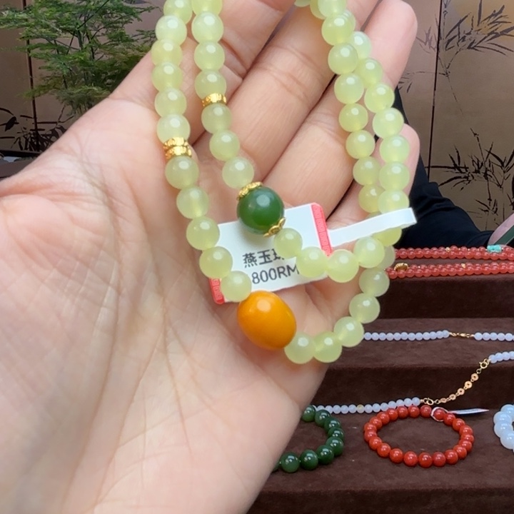 和田玉手链未镶嵌
