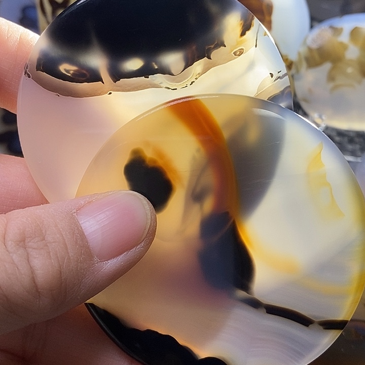 未镶嵌颈饰玛瑙/玉髓用*哥