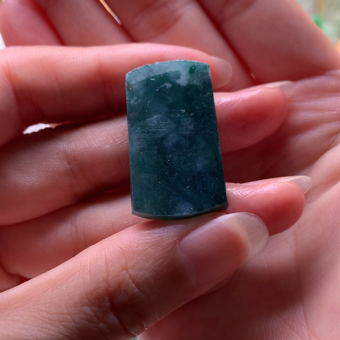 定制翡翠未镶嵌无事牌