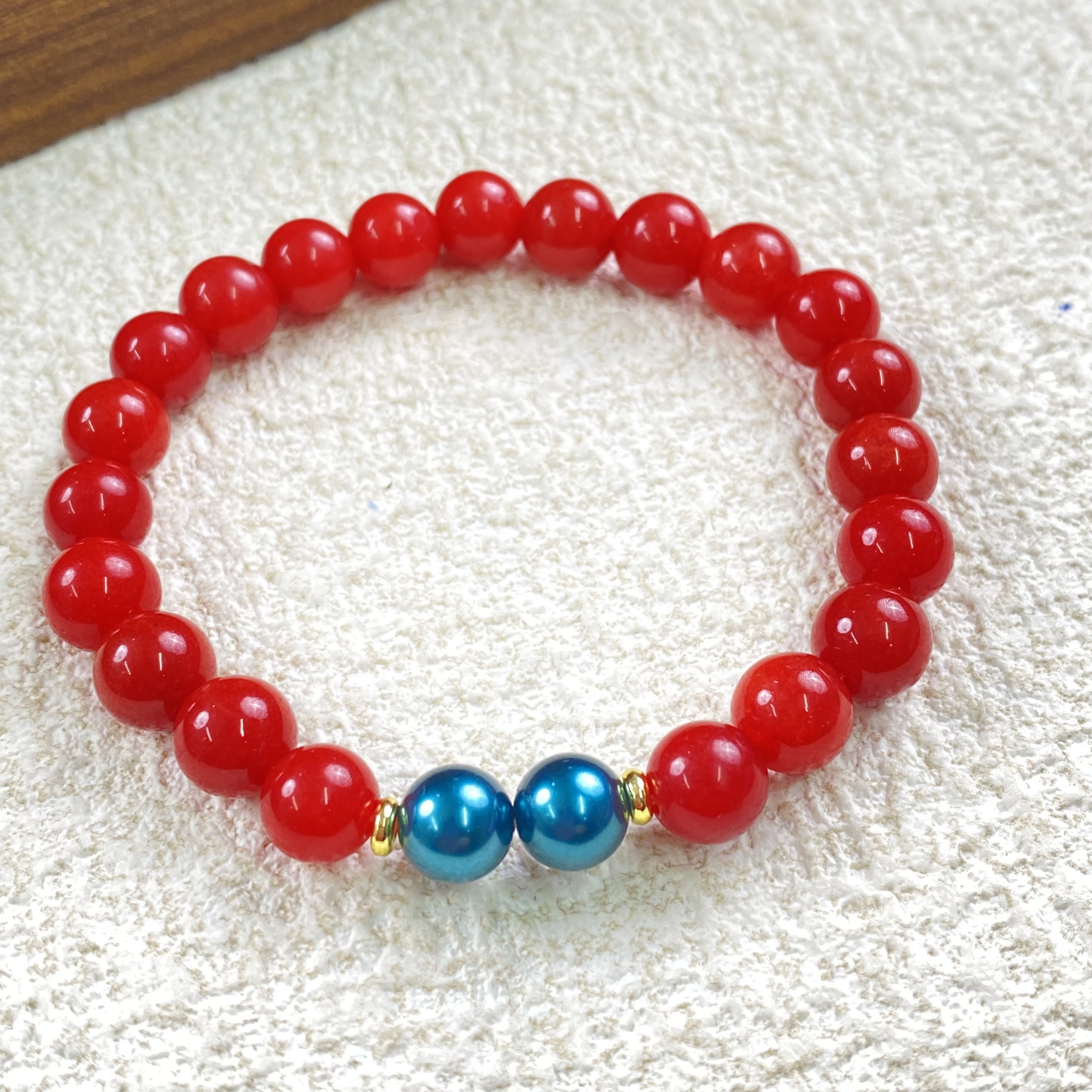 YHKINGS1691设计师款8m南红玛瑙单圈简约多样性发其一不带礼盒