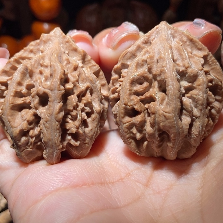 把件文玩核桃东北楸子小雪25