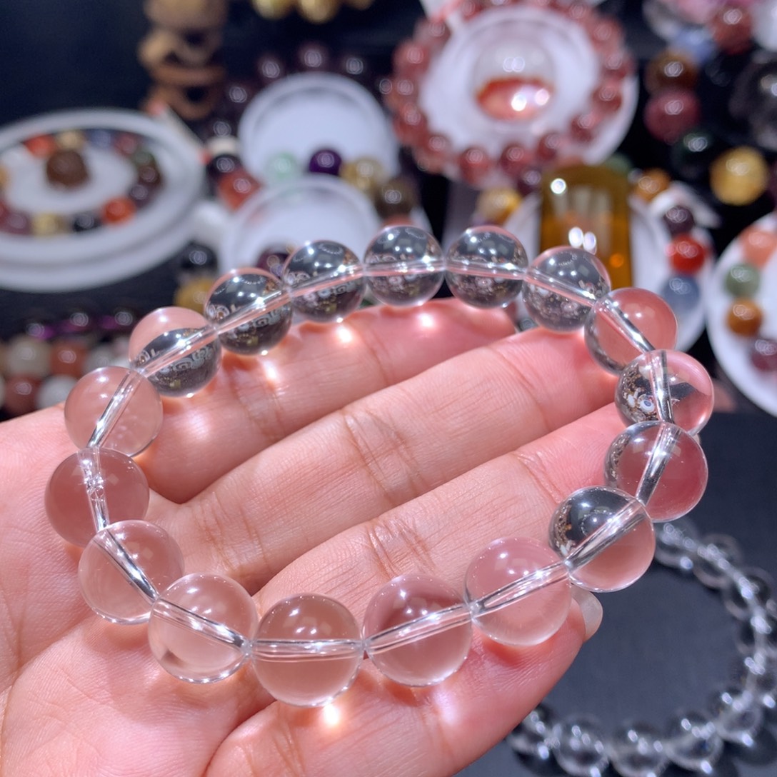 水晶手链未镶嵌白水晶11mm