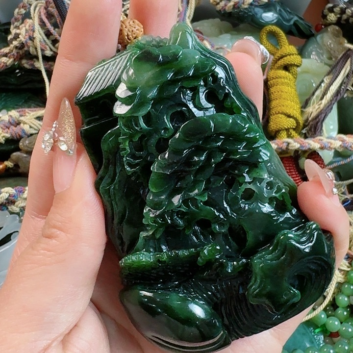 和田玉挂件未镶嵌