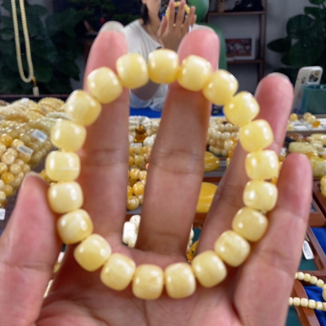 琥珀手链未镶嵌10老型15.04