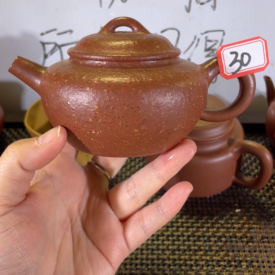 紫砂茶壶碗玉全手