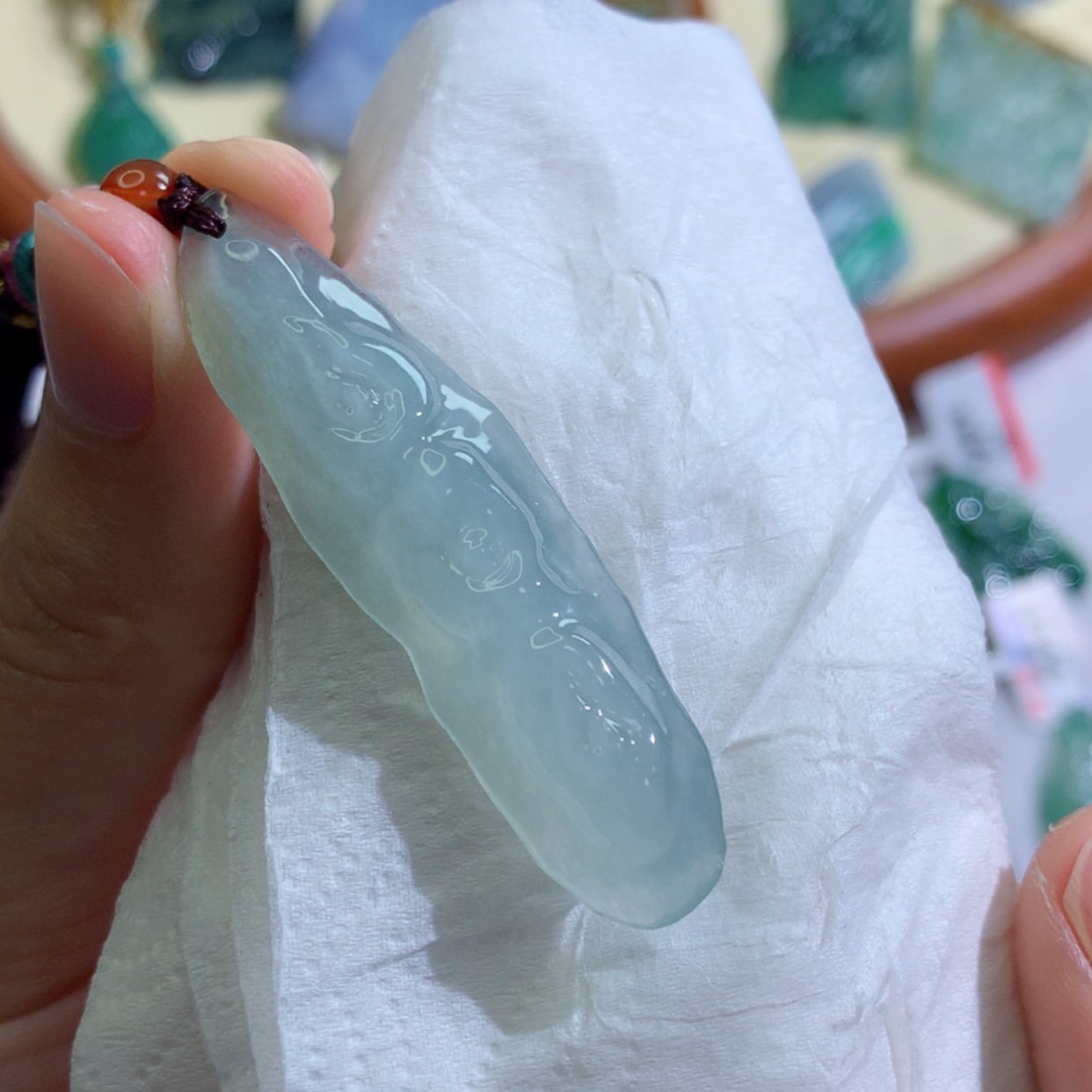 【闪购商品】翡翠吊坠(不含链)未镶嵌 4541