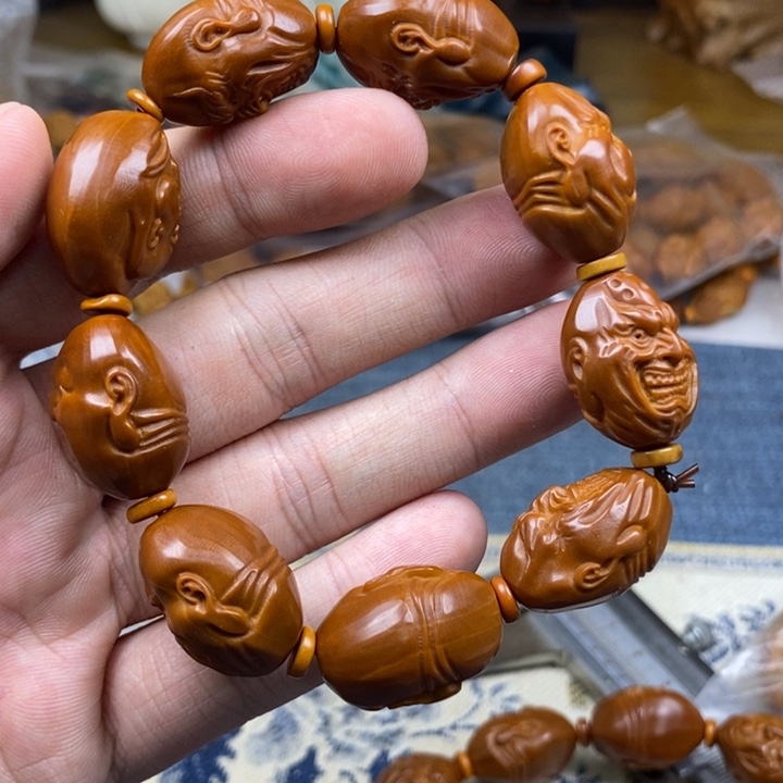 橄榄核手串/手链橄榄核雕工艺手串