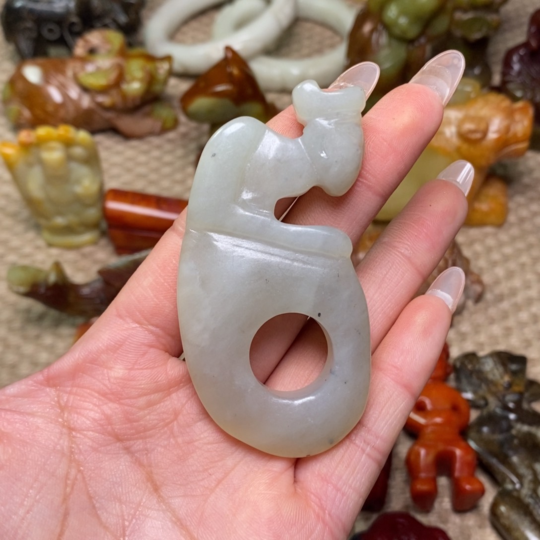 白玉菩提吊坠白玉菩提白玉菩提摆件